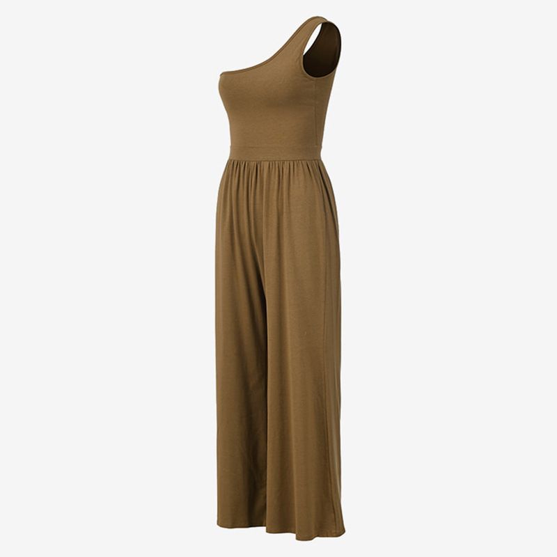 

New Arrival Fancy Jumpsuit Outdoor Running Yoga Clothes Fitness Sports Jumpsuit for Women Brown XL/10