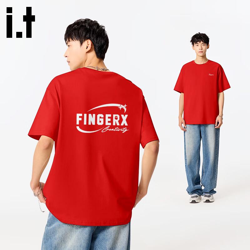 

Мужская хлопковая футболка свободного кроя Fingercroxx IT XL