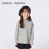 Balabala Girl's Thermal Antibacterial Long-Sleeve T-Shirt