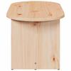 Natural Coffee Table 80 x 39.5 x 35 cm Solid Pine Wood