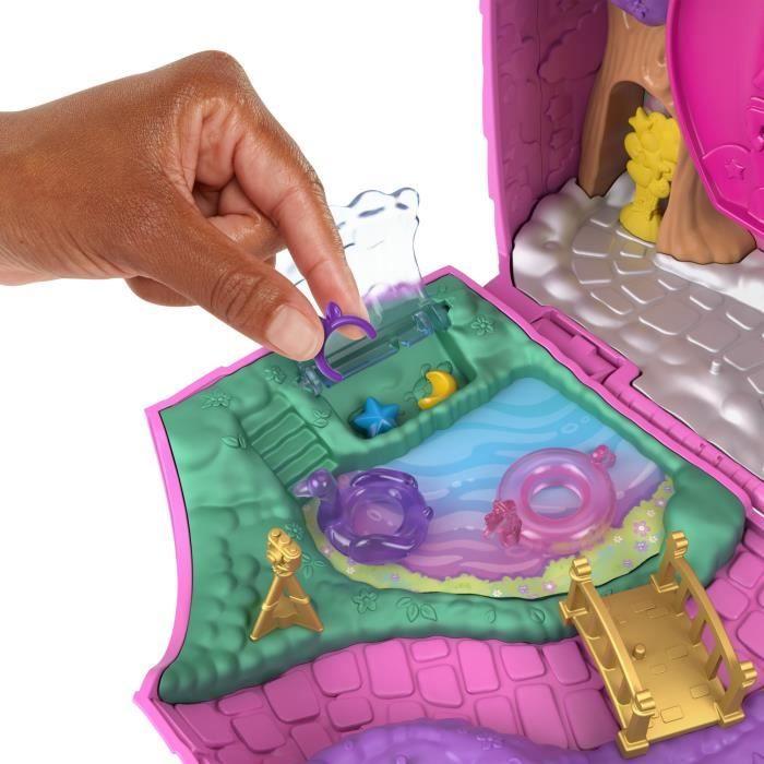 Polly Pocket-Die Einhörner feiern-Spielset mit 2 Mini-Figuren hyd96