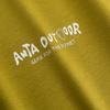 Anta Outdoor Series Antibacterial Cool Breathable Comfortable Simple Design T-Shirt Men tops Durian-Green 152636103-2