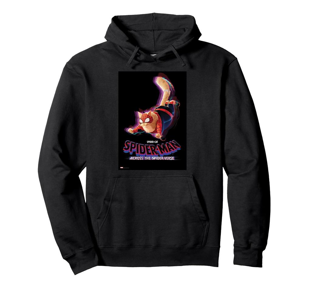 Marvel Spider-Man Across the Spider-Verse Spider-Cat Poster Art Hoodie