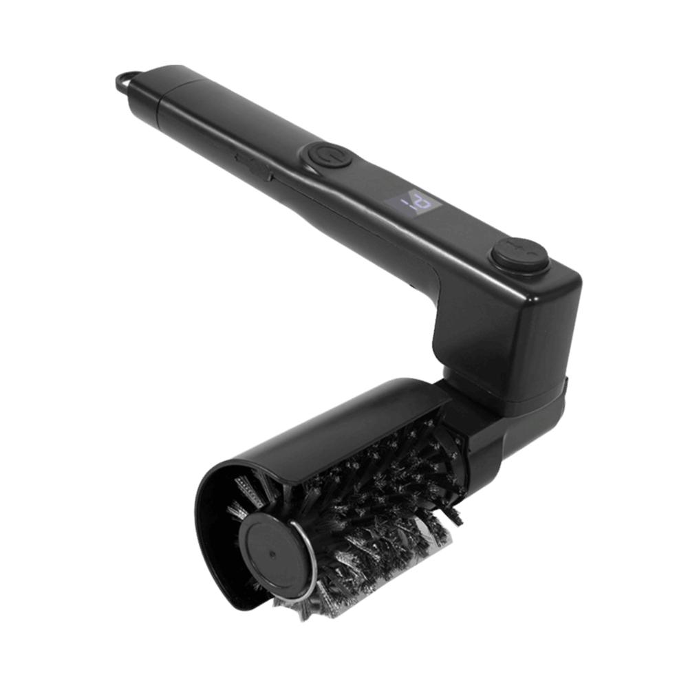 360 Degree Rotate LCD Display Electric BBQ Grill Brush Barbecue Grill Cleaning Brush  Outdoor чёрный