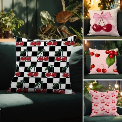 Sweet Millennium Print Kirsh Studio Pillow Case Comfort Sofa Bed Silky Elegant Invisible Zipper Decorative Cushion Cover
