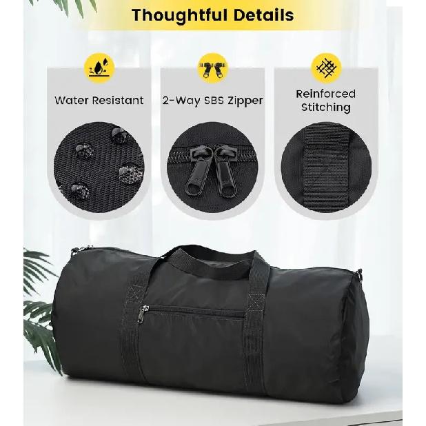 Vorspack Duffel Bag 20-24-28 Inches Foldable Gym Bag for Men Women Duffle Bag Lightweight with Inner Pocket for Travel Sports