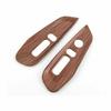 Peach Wood Grain 2X Seat Adjustment Panel Cover Trim For Honda CR-V CRV 2017-22