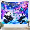 Rose Cheetah Tapestry Wall Hanging Leopard Print Tapestry For Kids Boys Girls Children Romantic Red Rose Floral Wall Tapestry