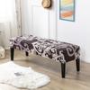1PC Floral Printed Bench Covers Stretch Spandex Nordic Piano Long Chair Slipcover Bed Side Seat Protector Cover for Living Room