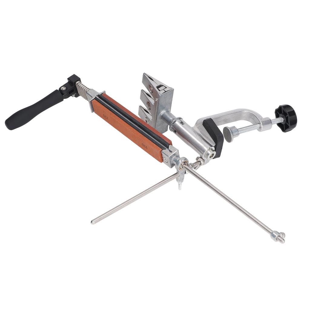 Metall Festwinkel-Schärfer mit 4 Schleifsteinen 360 Grad Drehung Flip Messerschärf-Polierwerkzeug