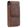 1Pcs Durable PU Leather Phone Waist Pack Outdoor Camping Universal Phone Belt Clip 5-7inch Belt Hanging Pouch For Smartphone