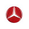 CQS1 Carbon Fiber Car Steering Wheel Cover Stickers Auto Decorative Decals for Mercedes Benz GLA GLC Interior Mouldings FXPT-BENZ