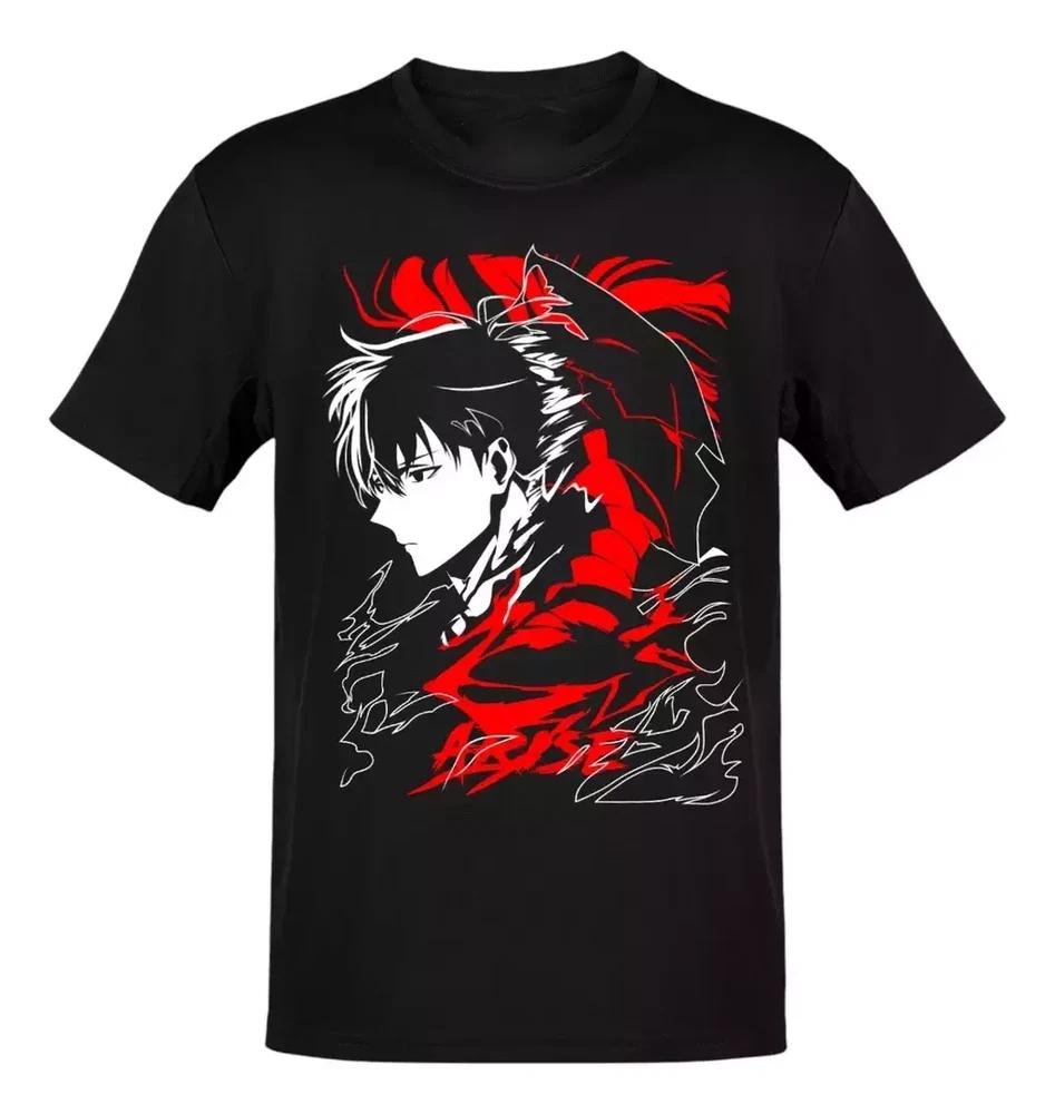 Anime Solo Leveling Sung Jinwoo Igris Red Tshirt Size S4xl Gift For Friends S