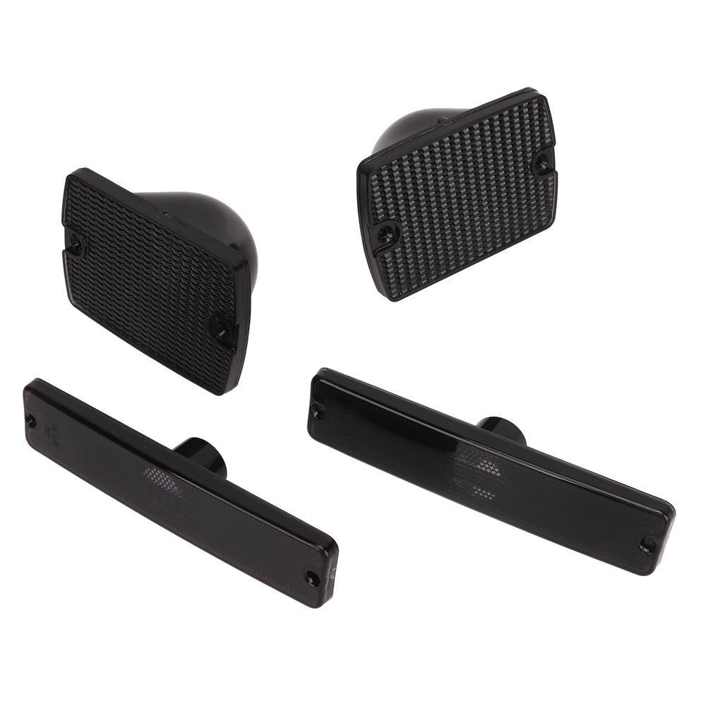 4PC Side Marker Light and Turn Signal Light Housings 56001378 Replacement for YJ