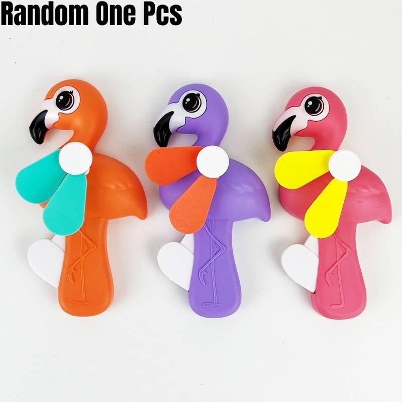 Adorable Handheld Cartoon Fan For Kids Cute Animal Portable Hand Press Fan For Students And Travel