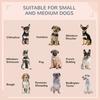 Extendable Elevated Dog Bed, Rattan Dog House, with Water-Resistant Roof, Removable Cushion, Cream