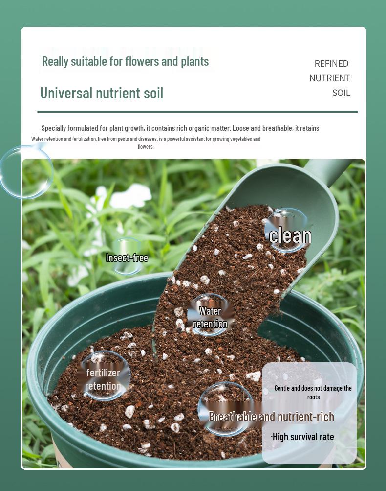 Organic Nutrient-Rich Vegetable Potting Soil: Loose & Breathable Growing Medium for Home Use