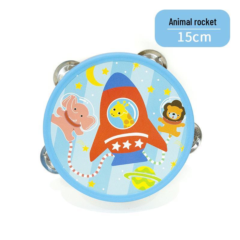Wooden Tambourine for Early Childhood Music and Dance