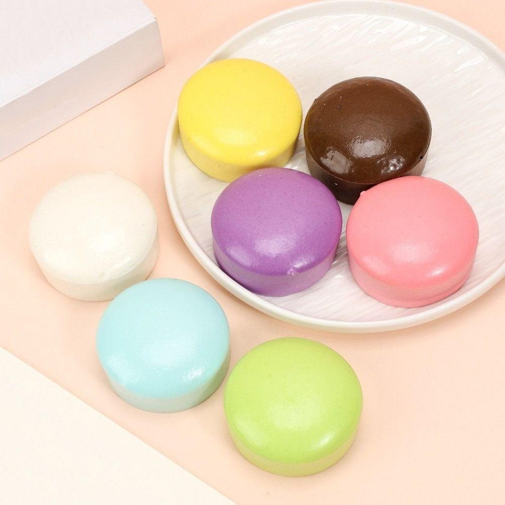 Super Soft Bread Squishy Toy Round Toast Slow Rebound Toys Toast Pinch Toy  Children's Gifts