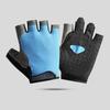 Shock-Absorbing Fingerless Fitness Gloves: Breathable, Non-Slip, Sweat-Wicking, Anti-Callus, for Machine Training, Suitable for Men and Women