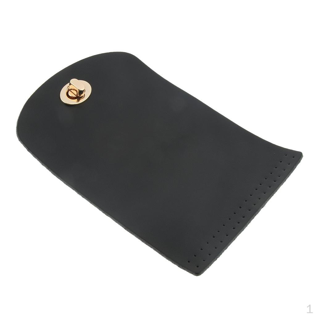 

Пришить сумку с кожаной застежкой, пряжкой и застежкой для сумки - черный, как описано