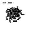 50Pcs Bike Cable End Caps Durable Rubber Anti-Fraying Replacement Parts for Mountain Road Bicycle Repair