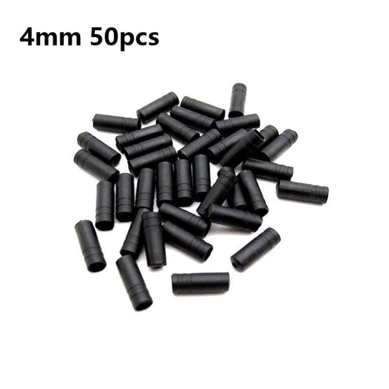 Bicycle Cable End Caps 50Pcs Long Lasting Rubber Anti-Fraying Must-have Accessory for Cycling Enthusiasts A