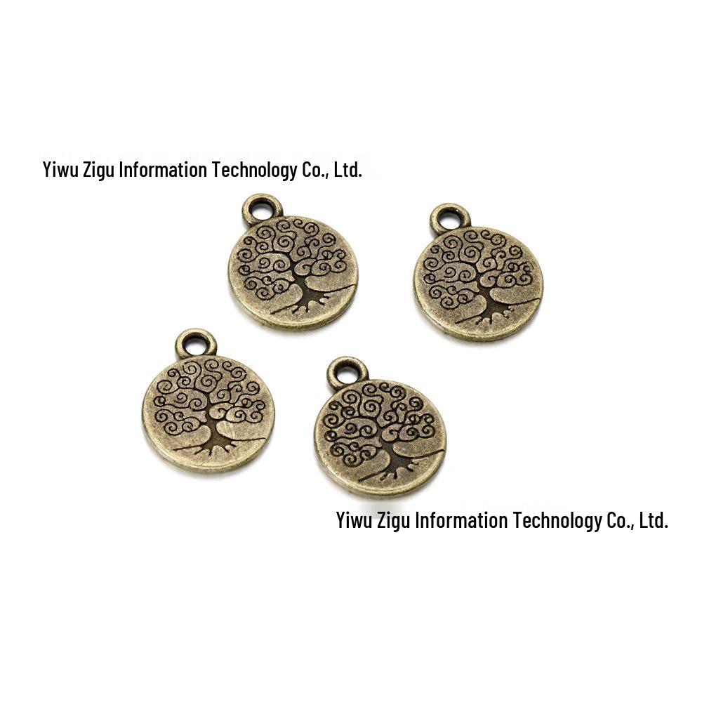 Pingente Buda Lótus Árvore da Vida - Acessório de Liga para Joias DIY