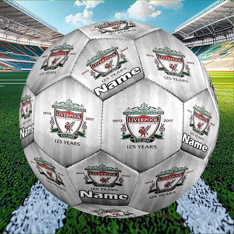 Custom Name Personalized Liverpool F.C-A Print Size 5 Soccer Ball Training & Match Football, for Team, Kicking, Gift for Football Enthusiasts