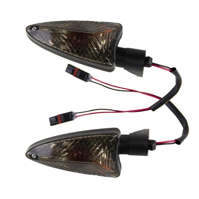 1 Pair Motorcycle Turn Signal Indicator Blinker Light Lamp with Wire Fit For Tiger 800 1050 Daytona 675R Street Triple 675