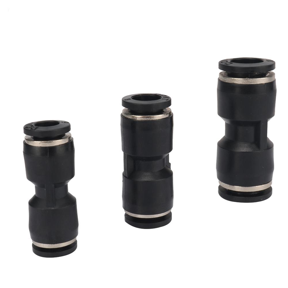 6mm 8mm 10mm Out Diameter Pneumatic Fitting Hose Connector Tube Plastic Joint Compressor Push-in Quick Connector Pipe Interface