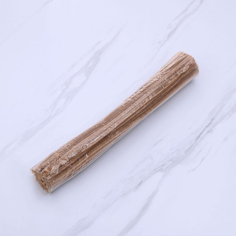 Chenille Stems Twist Sticks DIY Craft Pack for Kids - Solid Color Plush Strips