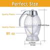 Honey Dispenser Liquid Sauce Oil Juice Syrup Jam Storage Jar Squeeze Bottle Kitchen Bar Organizers Clear Pot Honey Container