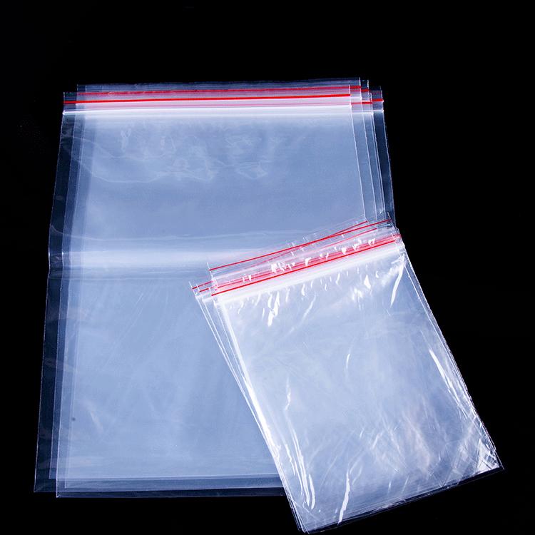 Available: Waterproof, Transparent Self-Sealing PE Bags - Moisture-Proof, Red-Edged, Printable, Small Plastic Bags