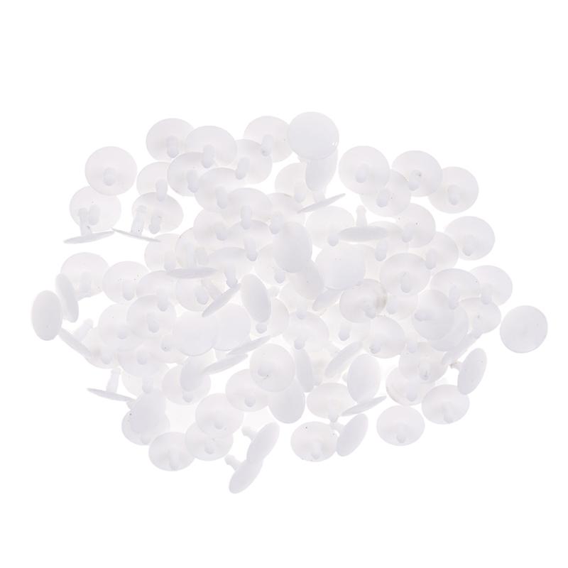 100Pcs/Set Round Buckle Plastic Button Set Garden Shoe Back Buckle Plastic Universal Beach Repair For Boys And Girls