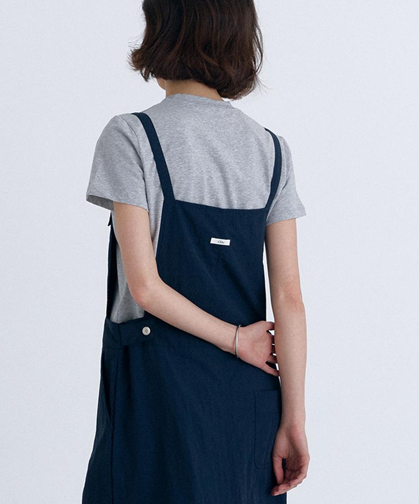 Cloet Utility Apron Dress + Navy