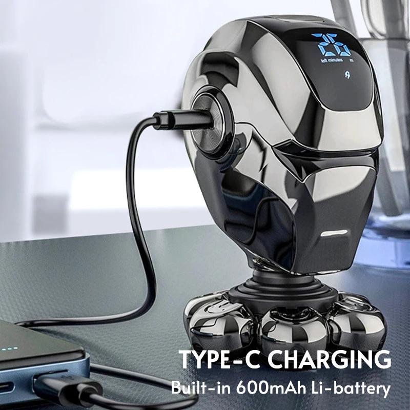 Multifunkční sedmibřitý holicí nástroj Elektrický holicí strojek Samoholicí zastřihovač chloupků