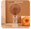 Portable USB Rechargeable Silent Phone Holder Fan