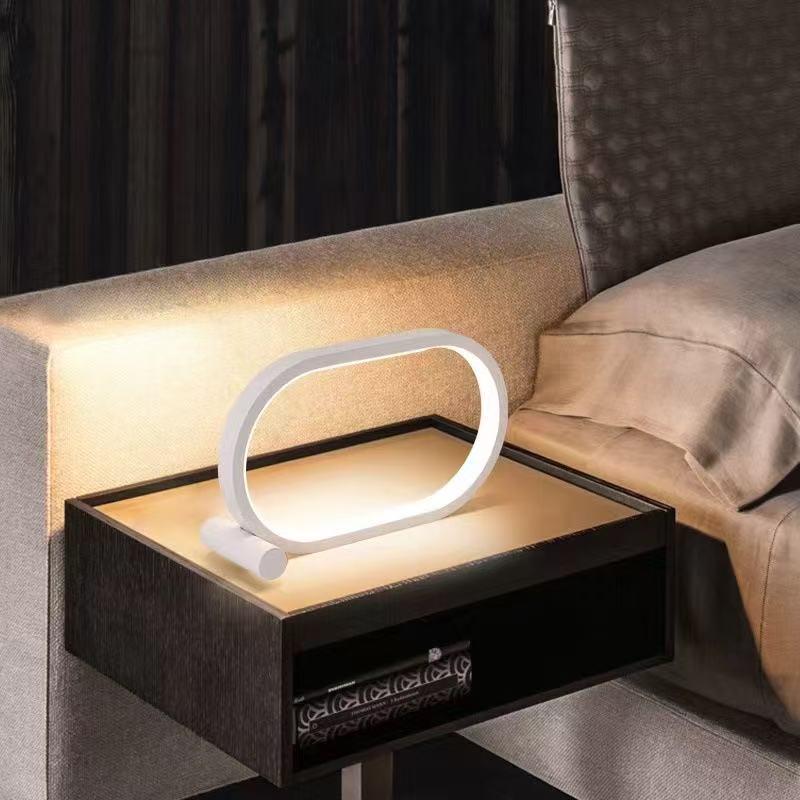 RGB Ambient Light Ring: Creative Decorative Lamp for Desktop or Bedside, Perfect for Night Light and E-sports Setup.