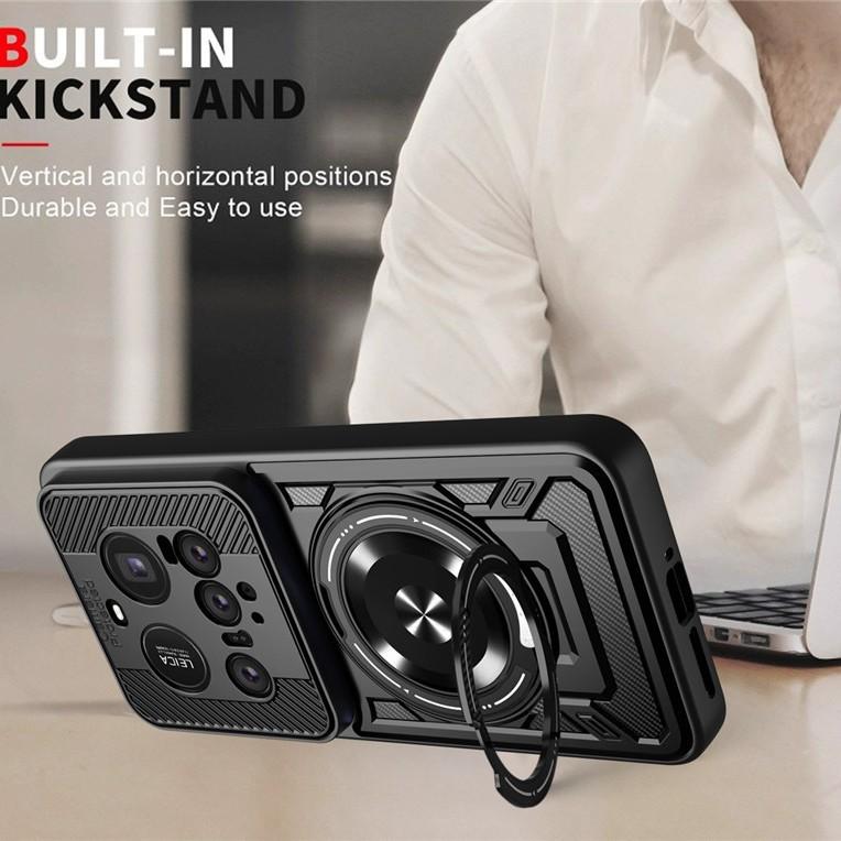 Suitable for Xiaomi Mi 11 Excellent Armor Rotary Bracket Mobile Phone Case Redmi K11Pro Max 2-in-1 Anti-drop Protective Case