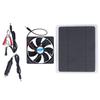 Solar Fan 10W 12V Effective Deodorization Energy Saving Portable USB Solar Exhaust Fan for Pet Houses RV Greenhouses