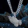 Men's Hip Hop Full Diamond Zinc Alloy Pendant Necklace