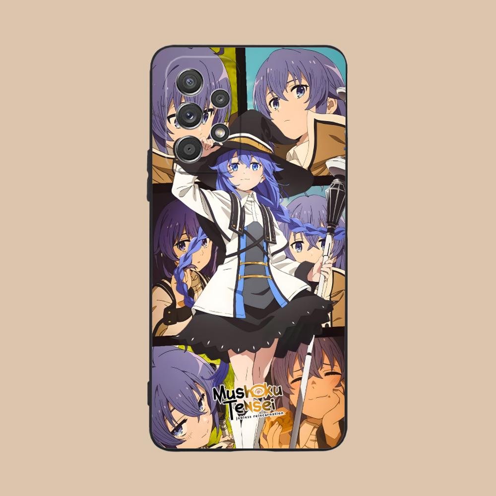 Mushoku Tensei Roxy Mobile Phone Case for Samsung Galaxy M55 54 42 35 34 33 32 23 22 15 14 13 12 F55 5G Colorful Cover Luxury