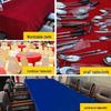 Ruibisheng Golden Velvet Conference Tablecloth