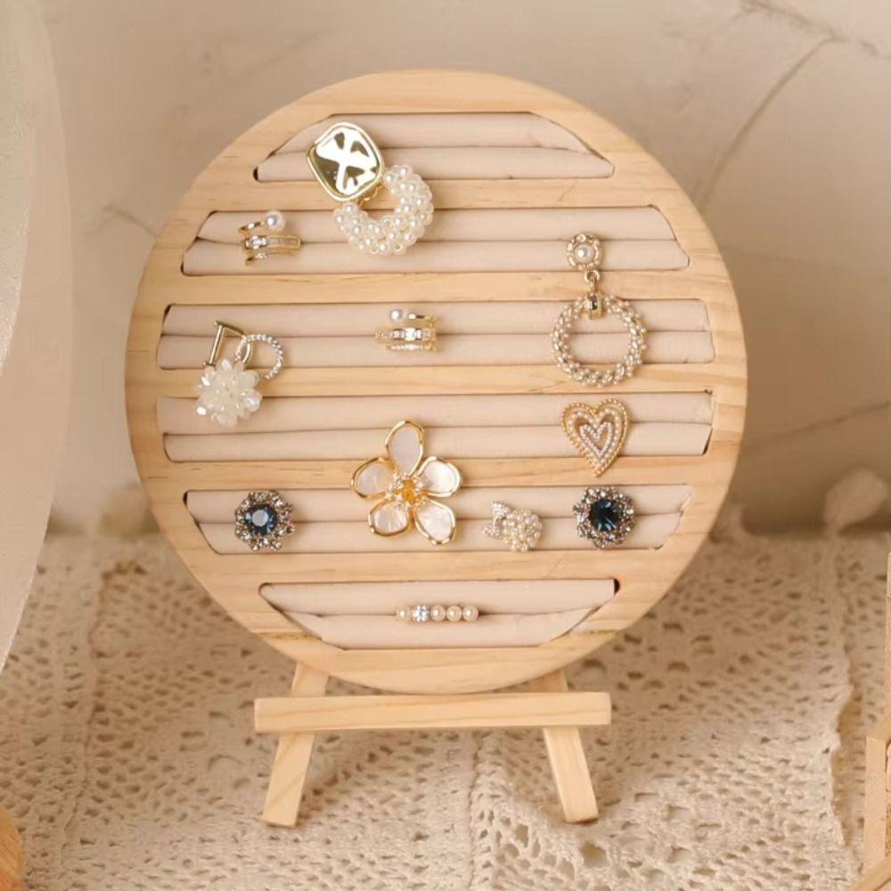 Round Shape Jewelry Display Rack Storage Tray Jewelry Organizer Jewelry Accessories