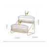 Premium Fruit Tray Home Use Living Room Coffee Table Surface Snack Multi-layer Snack Tray High-end Candy Tray Separate Dried Fruit Storage Box