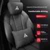 Car Headrest Lumbar Rest Cushion Neck Support Neck Pillow For Outlander Pajero Asx Lancer Evolution X L200 Ralliart