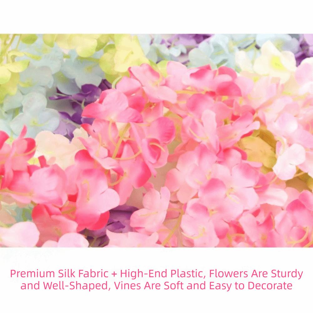 Silk Flower Artificial Orchid Flowers Fake Flowers Silk Orchid Fake Floral Vine  Home Decoration