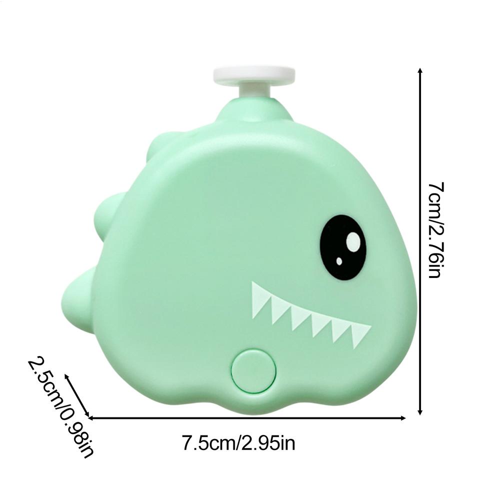 Pet Nail Grinder For Dogs Electric 3 Modes Adjustable 40db Dinosaur Shape Nail Grinder Low Noise Cordless Gentle Grooming Tool