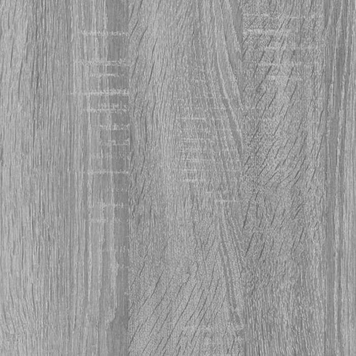 Maison Exclusive - Sonoma Grey Bedside Table 100x35x40 Cm Engineered Wood